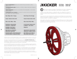 Kicker 2018 KM Subwoofer Grille El manual del propietario