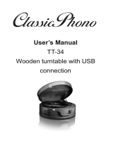 Classic Phono Classic Manual de usuario