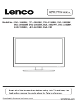 Lenco LED-1922BK Manual de usuario