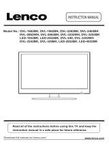 Lenco LED-4022BK Manual de usuario