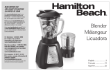 Hamilton Beach Blender Manual de usuario