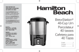 Hamilton Beach 40540R Guía del usuario