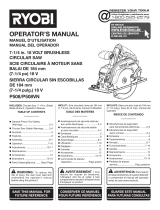 Ryobi P508 El manual del propietario