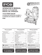 Ryobi P1852N-P320 Manual de usuario