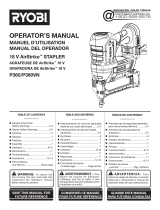 Ryobi AirStrike P360 El manual del propietario