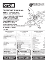 Ryobi TSS702 El manual del propietario