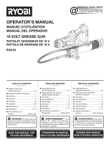 Ryobi P3410 Manual de usuario