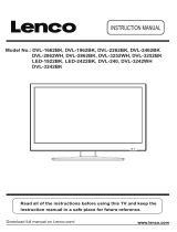 Lenco DVL-2462BK Manual de usuario