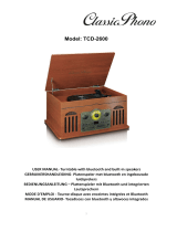 Lenco Classic Phono TCD-2600 El manual del propietario