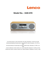 Lenco DAR-070 Manual de usuario