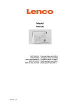 Lenco PDR-030BK El manual del propietario