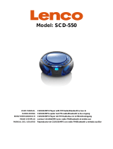 Lenco SCD-550 Manual de usuario