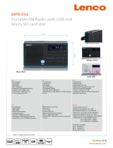 Lenco MPR-034 Guía de inicio rápido