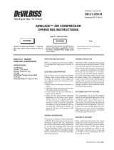 DeVilbiss AirBlade® Compressors Operating Instructions Manual