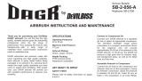 DeVilbiss DAGR® Siphon Airbrush Manual de usuario