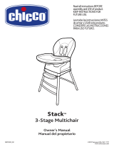 Chicco Stack® 3-in-1 Highchair Manual de usuario