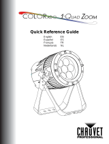 Chauvet Professional COLORado 1-Quad Zoom Guía de inicio rápido
