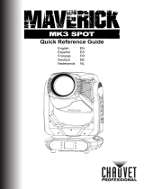 Chauvet Professional MAVERICK MK3 SPOT Guia de referencia