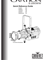 Chauvet Ovation E-260CW Manual de usuario