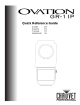 Chauvet Ovation GR-1 IP Guia de referencia