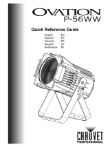 Chauvet Professional Ovation P-56WW Guia de referencia