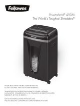 Fellowes 450M El manual del propietario