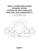 Logitech Speaker System Z906 Guía de instalación
