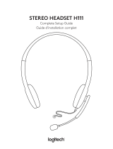 Logitech Stereo Headset H111 Guía de instalación