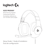 Logitech G G233 Gaming Headset Manual de usuario