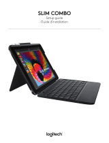 Logitech Slim Combo for iPad 5th and 6th Gen Guía del usuario