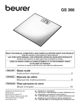 Beurer GS 366 El manual del propietario