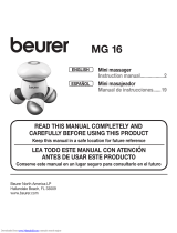 Beurer MG 16 El manual del propietario