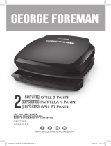 George Foreman GR320FBC Guía del usuario