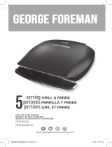 George Foreman GR2080B Guía del usuario
