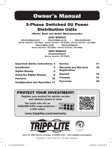Tripp Lite 3-Phase Switched 0U PDUs El manual del propietario