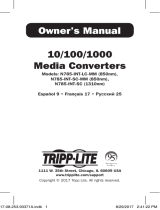 Tripp Lite 10/100/1000 Media Converters El manual del propietario