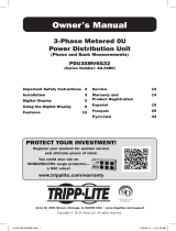 Tripp Lite 3-Phase Metered 0U Power Distribution Unit El manual del propietario
