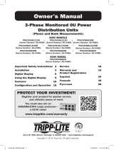 Tripp Lite 3-Phase Monitored 0U Power Distribution Units El manual del propietario