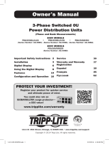 Tripp Lite 3-Phase Switched 0U Power Distribution Units El manual del propietario