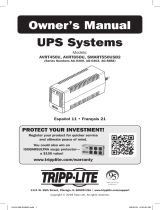 Tripp Lite AVRT450U, AVRT65OU & SMART550USB2 UPS Systems El manual del propietario
