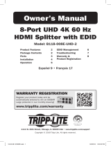 Tripp Lite B118-008E-UHD-2 El manual del propietario