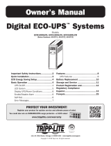 Tripp Lite Digital ECO-UPS Systems El manual del propietario