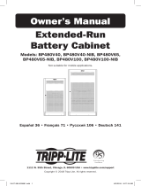 Tripp Lite Extended-Run Battery Cabinet El manual del propietario
