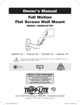 Tripp Lite Full Motion Flat Screen Wall Mount El manual del propietario