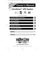 Tripp Lite OmniSmart UPS El manual del propietario