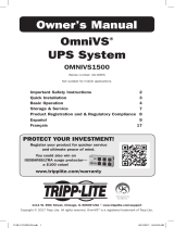Tripp Lite OMNIVS1500 UPS El manual del propietario