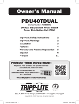 Tripp Lite PDU40TDUAL El manual del propietario