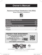 Tripp Lite PDUH20DV and PDUH20HVL6 Rackmount PDU's El manual del propietario