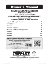Tripp Lite PDUMH15HVNET & PDUMH20HVNET PDUs El manual del propietario