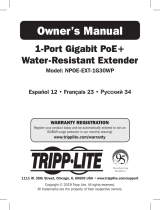 Tripp Lite POE-EXT-1G30WP El manual del propietario